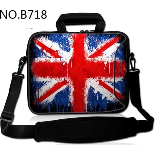Union Jack Laptop Bag 13.3 15.6 14 Notebook Bag Sleeve For Macbook Air Pro 13 15 Computer Shoulder Handbag Briefcase Bag