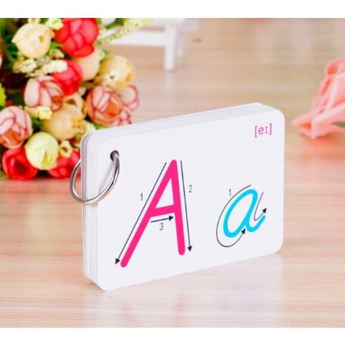 26 Letter English Learning Card Handwritten Educational Toy for children toy