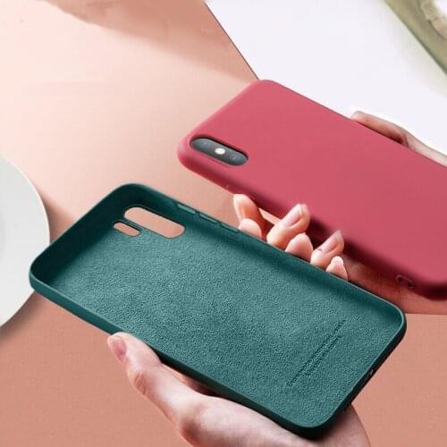 Liquid Silicone Phone Case For Oneplus 8 7 Pro 7T 6 6T 5 5T Luxury Soft Cover For One Plus 7T Pro Shockproof Rubber Protection