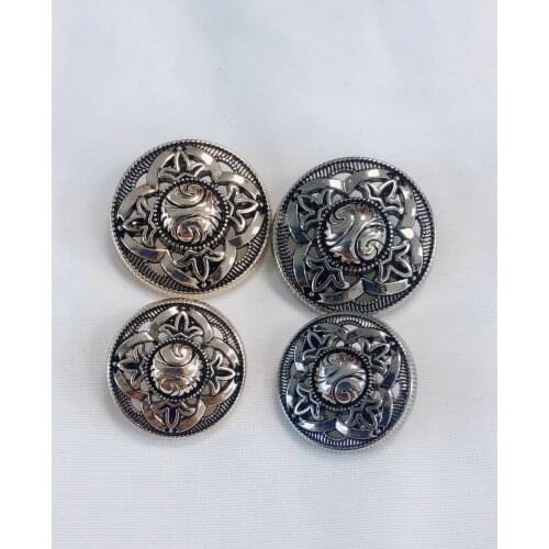 10pcs/lot Retro metal buttons for clothing sweater coat decoration shirt buttons accessories DIY