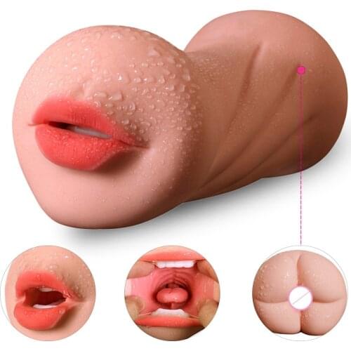 Sex toys for men real vagina Male masturbator Stroker cup soft silicone Artificial vagina adult sex products Sex toy for Male