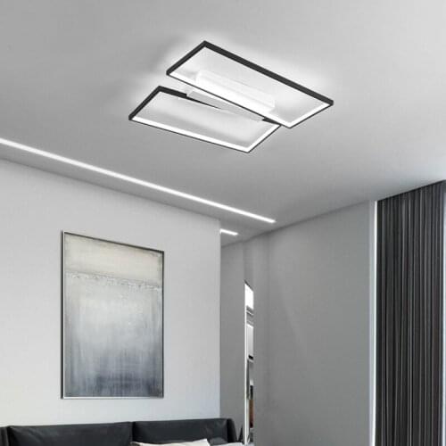 Modern Bedroom Led Ceiling Lamp Line Simple Living Room Smart Lamp Creative Personality Nordic Hotel Room Decorative Lamp