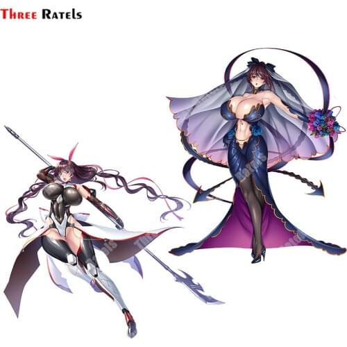 Three Ratels B57 Mizuki Shiranui Taimanin Anime For Windshield Stickers Fuel Tank Cap Decor Decals Vinyl Material Film