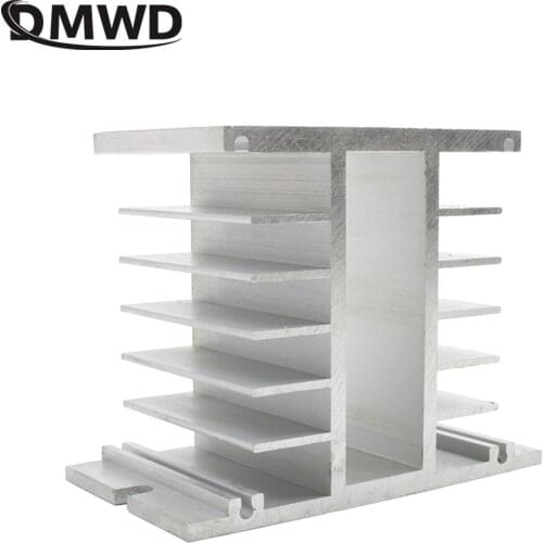 Solid state radiator ssr single phase solid state relay 50-100A 50A 60A 75A 80A 100A 125*50mm Aluminum Heat Sink