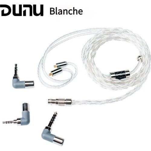 DUNU Blanche Earphone Upgraded Cable 2.5/4.4mm Balanced 3.5 Single Earphone MMCX/0.78 Upgraded Cable