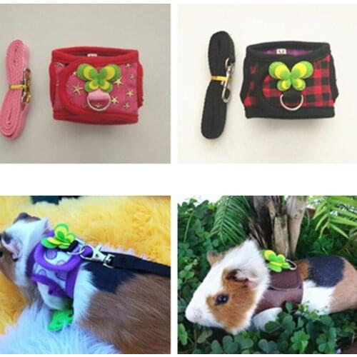 Guinea pig rope chinchilla special chest strap kitten rabbit rope Dutch pig out traction rope small pet chest strap