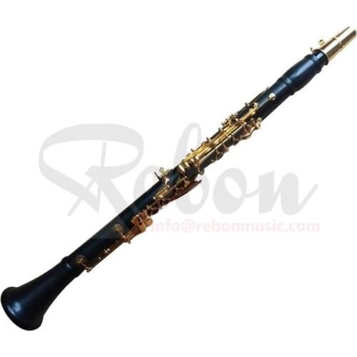 Weifang Rebon Bb Ebony Gold key Clarinet