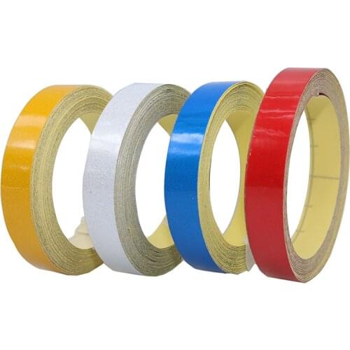 1pc 1cm X 5m car personality cool reflective stickers reflective car side warning strip sticker DIY tape self-adhesive paper