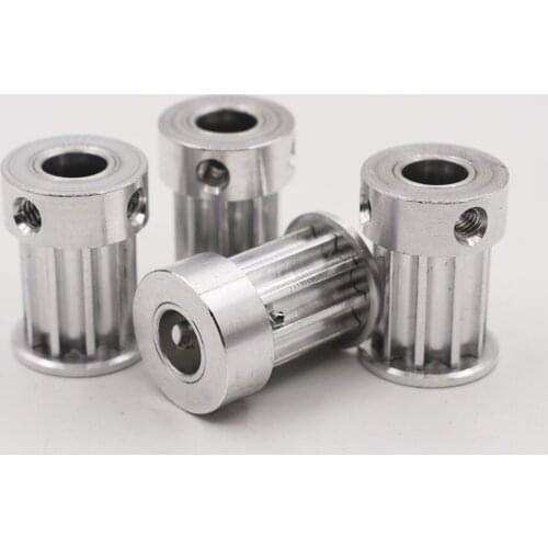 5M 10T Timing Belt Pulley BF HTD5M Type Aluminum Alloy Gear Pulley 16mm/21mm Belt Width 5/6/6.35/7/8mm Bore Transmission Pulley