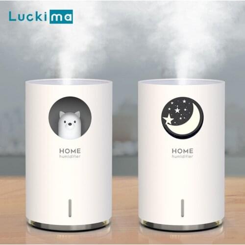 700ML Creative Air Humidifier Home Office Ultrasonic Aroma Essential Oil Diffuser with LED Night Light Mist Maker Auto Shut-Off