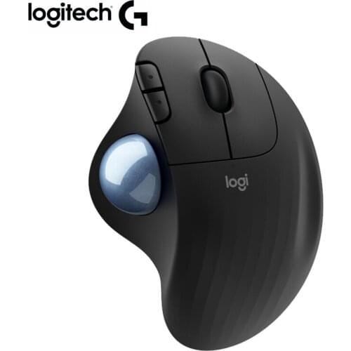 Logitech ERGO M575 Wireless Trackball Mouse Bluetooth & USB Receiver Dual-Connectivity Mice for Laptop Tablet PC Windows macOS