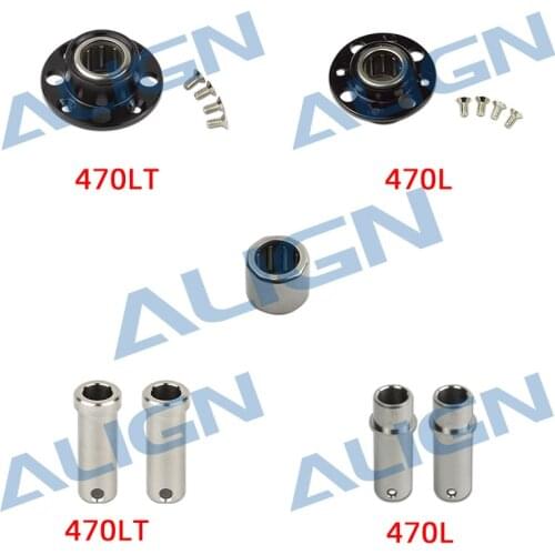 Align T-REX 470L Main Gear Case Set One-way Bearing Shaft H47G001XXW H47G006XXW trex 470 Spare parts RC Helicopter