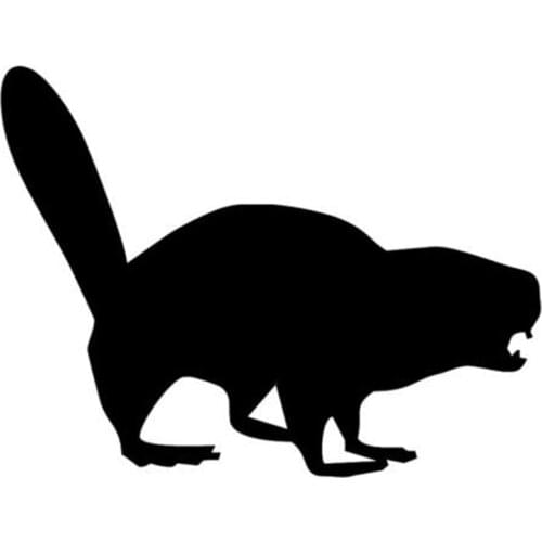 Ferret Mouse Car Sticker Animal Rear Windshield Rood Decor Removable AL460