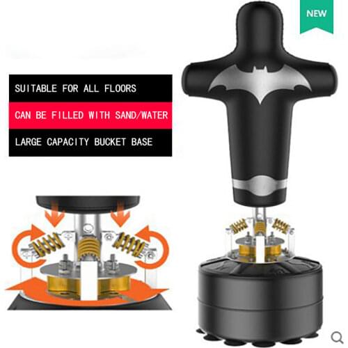 Human Shape Floor Standing Punching Bag Boxing Column Punchng Sport Sand Bag Boxing Training Pressure Relief Fitness Equipment