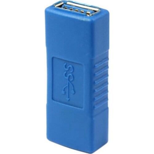 300pcs/lot NEW USB 3.0 Adapter Connector Type A Female To Female Coupler Changer Connector Durable For PC Laptop Computer