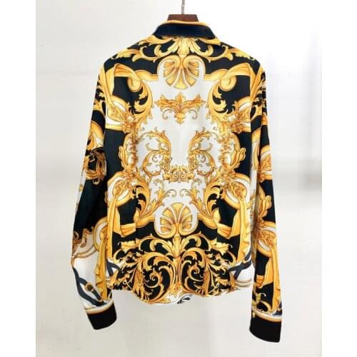 Autumn 11.22 2021 Early New Women Shirt Turn-down collar Long sleeve Fashion Blouses + print Split Skirt Sets