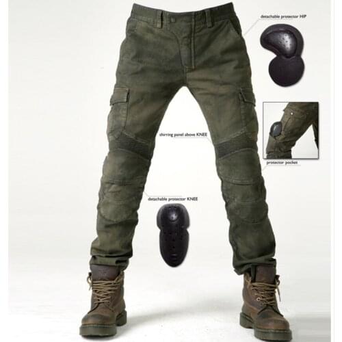 PK B06 motorcycle riding jeans B06 Trousers have 4Pads Four seasons pants 06 black green with belt protective gear