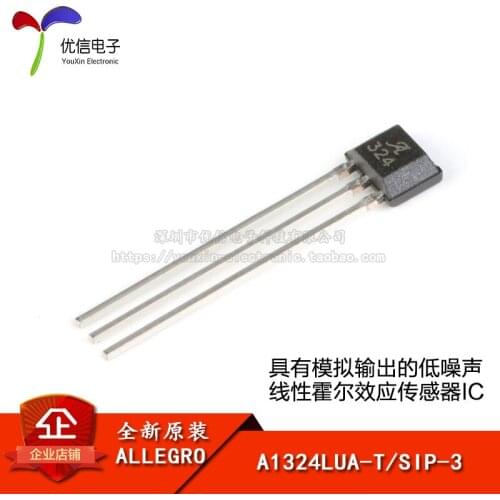 Genuine original A1324LUA-T SIP-3 low noise linear Hall effect sensor IC