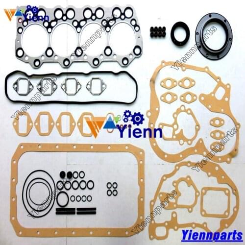 For Mitsubishi 4D31 Full Gasket Kit With Head Gasket 4D31T-ME013326 FOR KATO HD512 HD510 HD250 Excavator Engine Rebuild Parts