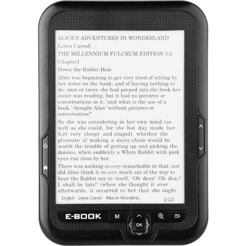 Portable E-Paper E-Ink 6 Inch E-Reader E-Book Reader Smart Wireless WiFi Digital Player Screen Paperwhite Gray