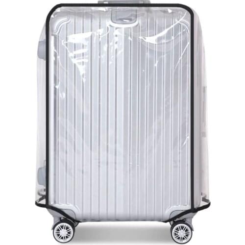 Luggage Cover Clear PVC Suitcase Cover for Carry on Luggage
