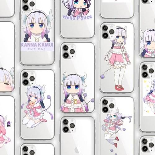 Kanna Kamui Phone Case Transparent for iPhone Samsung A S 11 12 6 7 8 9 30 Pro X XS Max XR Plus lite Clear mobile bag