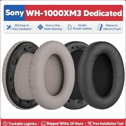 Replacement Earpads Memory Foam Ear Pads Cushion Repair Parts For Sony WH-1000XM3 WH1000XM3 WH 1000 XM3 Headphones
