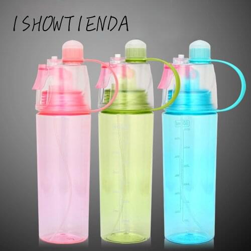 Sport Cycling Mist Spray Water Gym Beach Bottle Leak-proof Drinking Cup Outdoor bicycle play water bottle