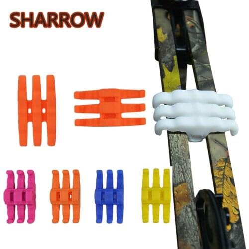 2Pcs Archery Stabilizer Compound Bow Limbs Stabilizer Dampener Silencer Reduce Noice Absorber Crossbow Shooting Accessories