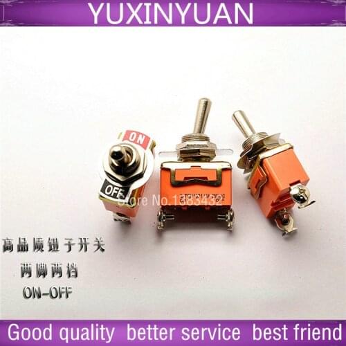 Toggle switch Shake head rocker switch E - TEN1021 2 feet 2 15 a/250 v 10pcs/lot