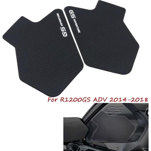Motorcycle Gas Tank Side Grip Traction Knee Protector Sticker Anti Slip Pad For BMW R1200GS Adventure R1200 GS ADV 2014-2018