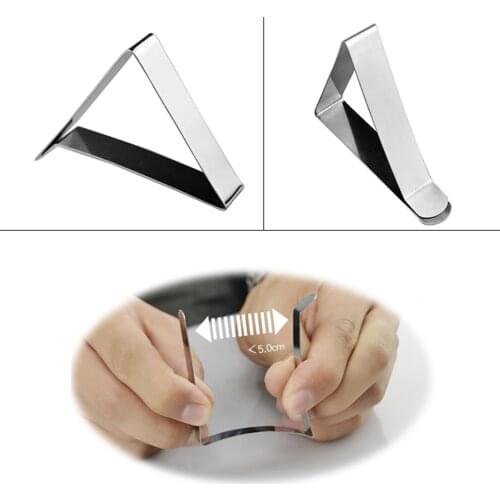 1Pc Tablecloth Clips Picnic Wedding Party Table Cloth Clamps Stainless Steel Tables Cover Clips Holder Clamp Home Accessories