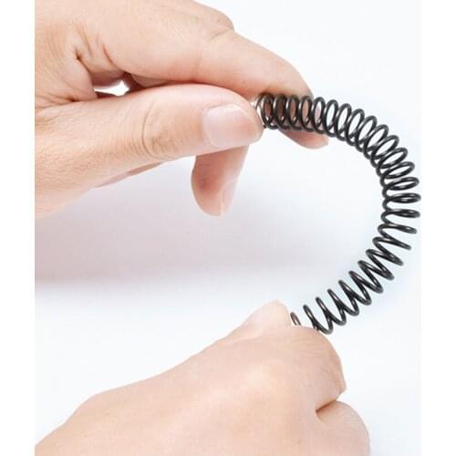 10pcs 0.6mm Wire diameter Spring steel Stainless steel Compression pressure damping springs 3mm OD 5mm-50mm length