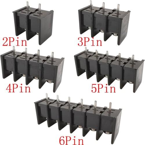 10Pcs/Lot KF45C 9.5 2-6Pin PCB Terminal Block Connector 9.5mm Pitch 2/3/4/5/6/Pin Barrier Screw Straight Pin PCB Terminal Block