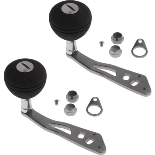 2pcs Super Power Fishing Reel Handle Knob Reel Parts & Repair DIY for Spinning Baitcasting Reels