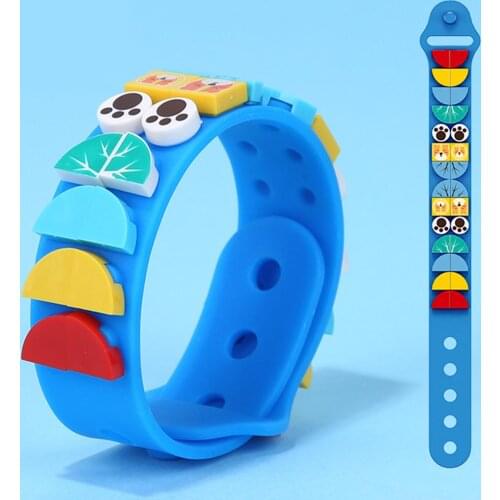 5Pcs Kid DIY Small Particles Building Block Creative Craft Bracelet Children Toy