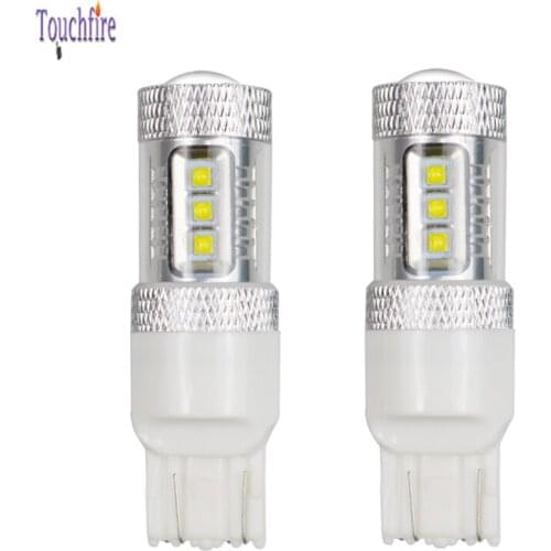 2PCS LED 7443 WY21W 7440 W21W 1156 P21W BA15S 1157 BA15D Canbus Car Bulb 1800Lm Reverse Light 16LED 12-24V dropshipping 6000K
