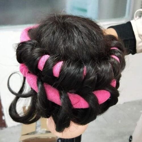 DIY Hair curlers for hair Hair Roll perms Hair Band Disc Fabric Art Hair Volume Womens Hair Curler Disc Hair Tool