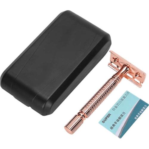 Shaving Brush Double Edge Blade Razor Stainless Steel Classic Safety Shaving Razor Men Manual Shaver Safety Razor