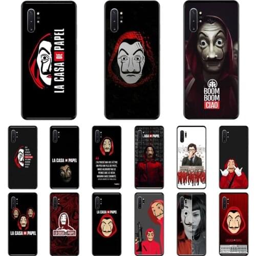 Spain TV Money Heist House Paper Phone Case For Samsung A31 A70 A20E S10 E S20 Plus Note 9 20