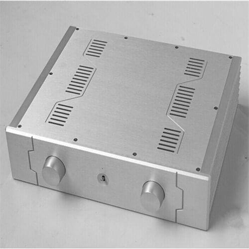BZ4310D Aluminum enclosure Preamp chassis Power amplifier case/box size 430*105*340mm 066