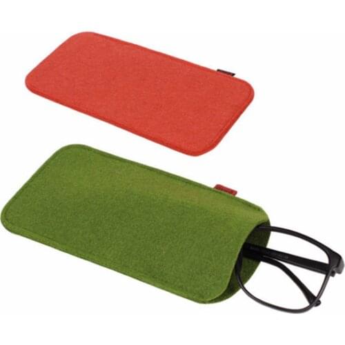 Portable Glasses Bag Organizer Women Men Glasses Box Felt Sunglasses Bag Dustproof Eyeglasses Cases Protection