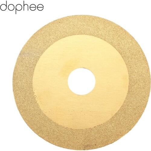 Dophee 100mm Dremel Accessories Mini Circular Saw Blades Diamond Cutting Disc for Grinder Rotary Tool Disc Cutter for Power Tool