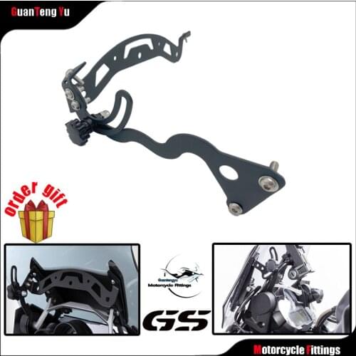 For BMW R1250GS R1200GS Windshield Windscreen Steel Bracket Mounting Clamps Holder R1200 GS LC ADV 2013-2019 R 1250 GS ADV 2018