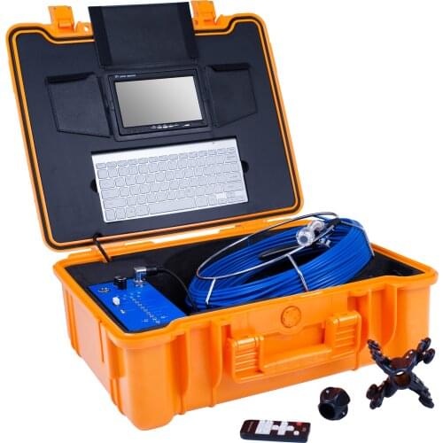 7inch 25mm HD 1080P Pipeline Endoscope Inspection Camera 20M Industrial Pipe Sewer Drain Video Snake Camera Keyboard Function