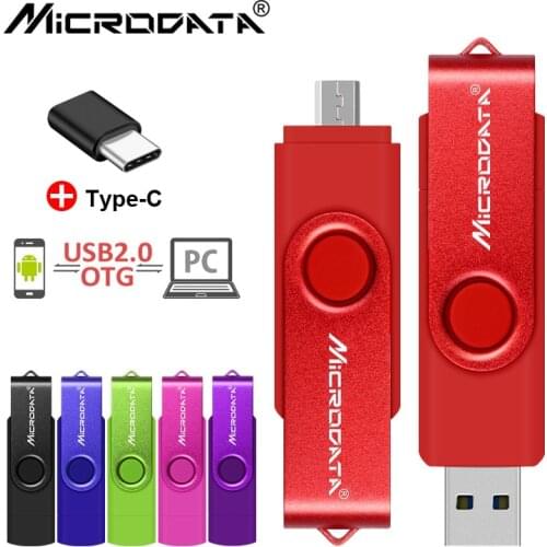 Hotsale OTG USB Flash Drive Type C Pen Drive 128GB 64GB 32GB 16GB 8GB 4GB USB Stick 2.0 Pendrive for Type-C Device