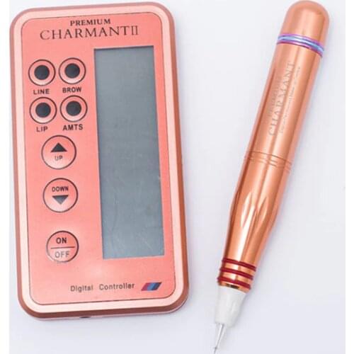 1pcs Charmant 2 Permanent Makeup Tattoo Machine kits Professional Digital tattoo Machine Eyebrow Lip Pen Machine Sets