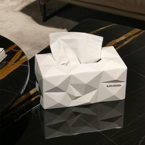 Nordic Creative Tissue Boxes Simple Modern Living Room Organizer Storage Tissue Boxes Boite A Rangement Home Garden DB60ZJ