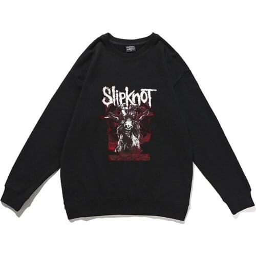 Prepare for Hell Tour Sweatshirt Mens Rock Band Pullover Men Women Slipknots Pullovers Heavy Metal Pullovers Man Hip Hop Clothes