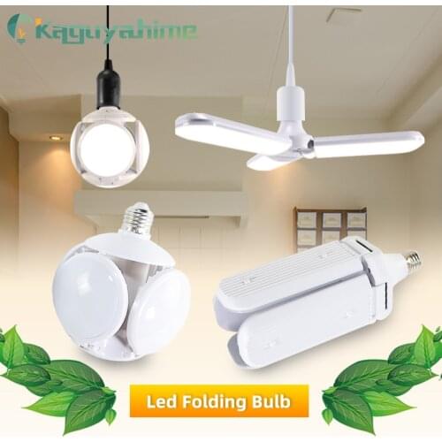 Kaguyahime LED E27 Bulb 40W Football Bulb AC 85-265V LED Bombilla Spotlight Lampada UFO lamp LED Light For Home Folding Bulb